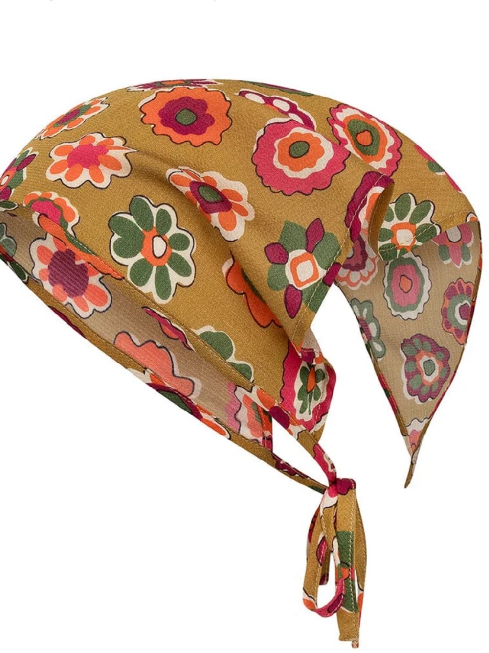 Mazzy Floral Silk Tie-Up Scarf Montce NEW WITH TAGS SOLD OUT ONLINE